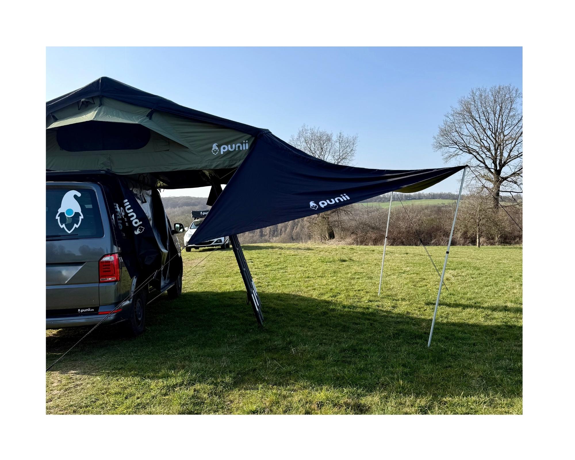 Sonnensegel für Dachzelt moenga L & XL (2026) – Punii Adventure GmbH